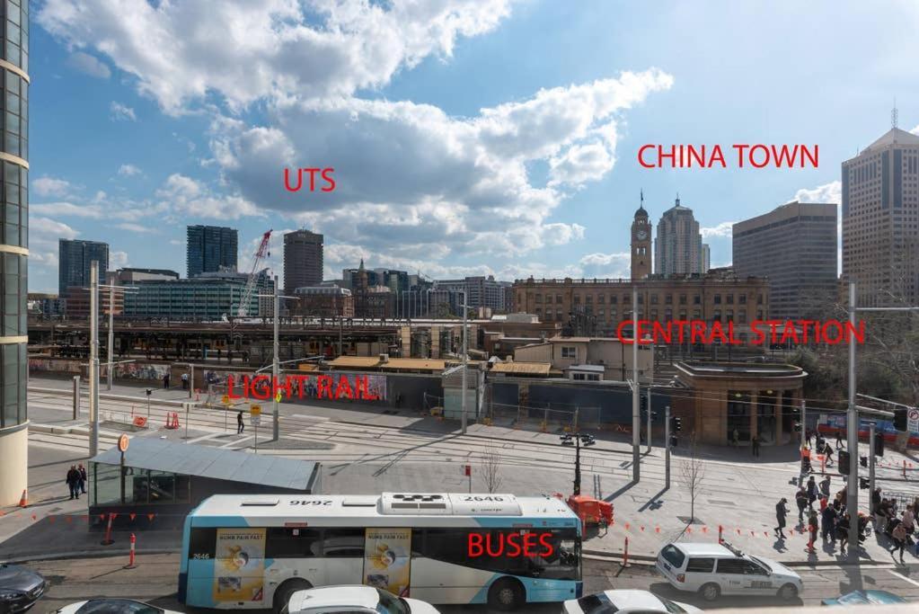 Luxe Ensuite Double Room - Ac - Next To Central&Cbd - Near Darling Harbour& Chinatown& Usyd& Uts ซิดนีย์ ภายนอก รูปภาพ
