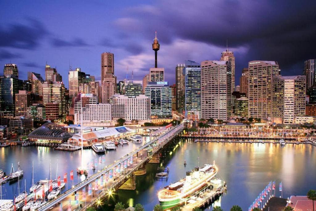 Luxe Ensuite Double Room - Ac - Next To Central&Cbd - Near Darling Harbour& Chinatown& Usyd& Uts ซิดนีย์ ภายนอก รูปภาพ
