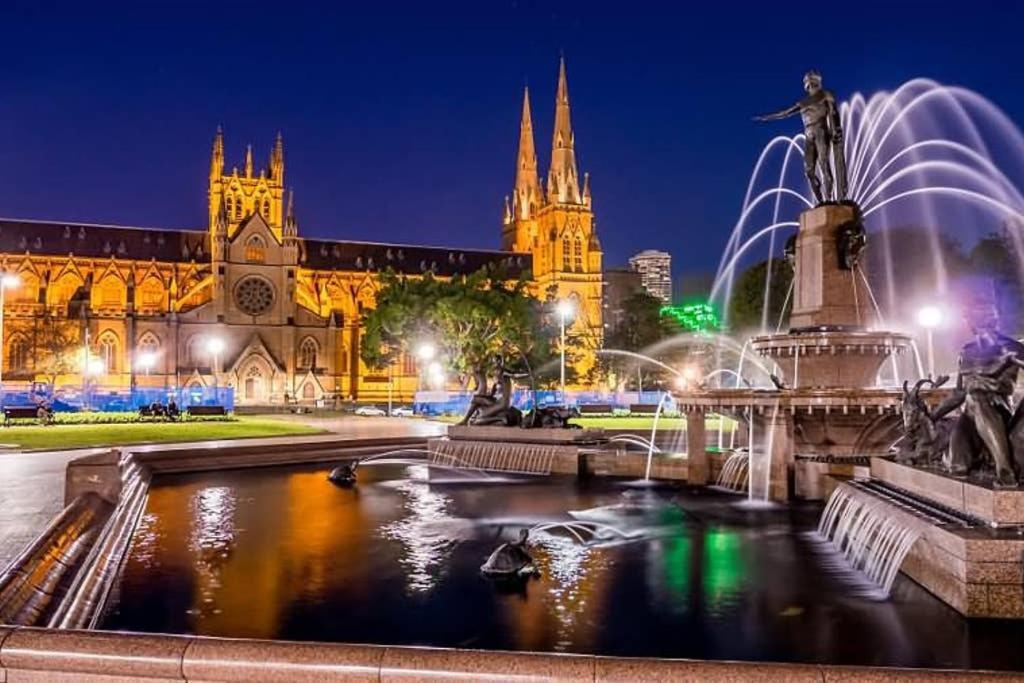 Luxe Ensuite Double Room - Ac - Next To Central&Cbd - Near Darling Harbour& Chinatown& Usyd& Uts ซิดนีย์ ภายนอก รูปภาพ